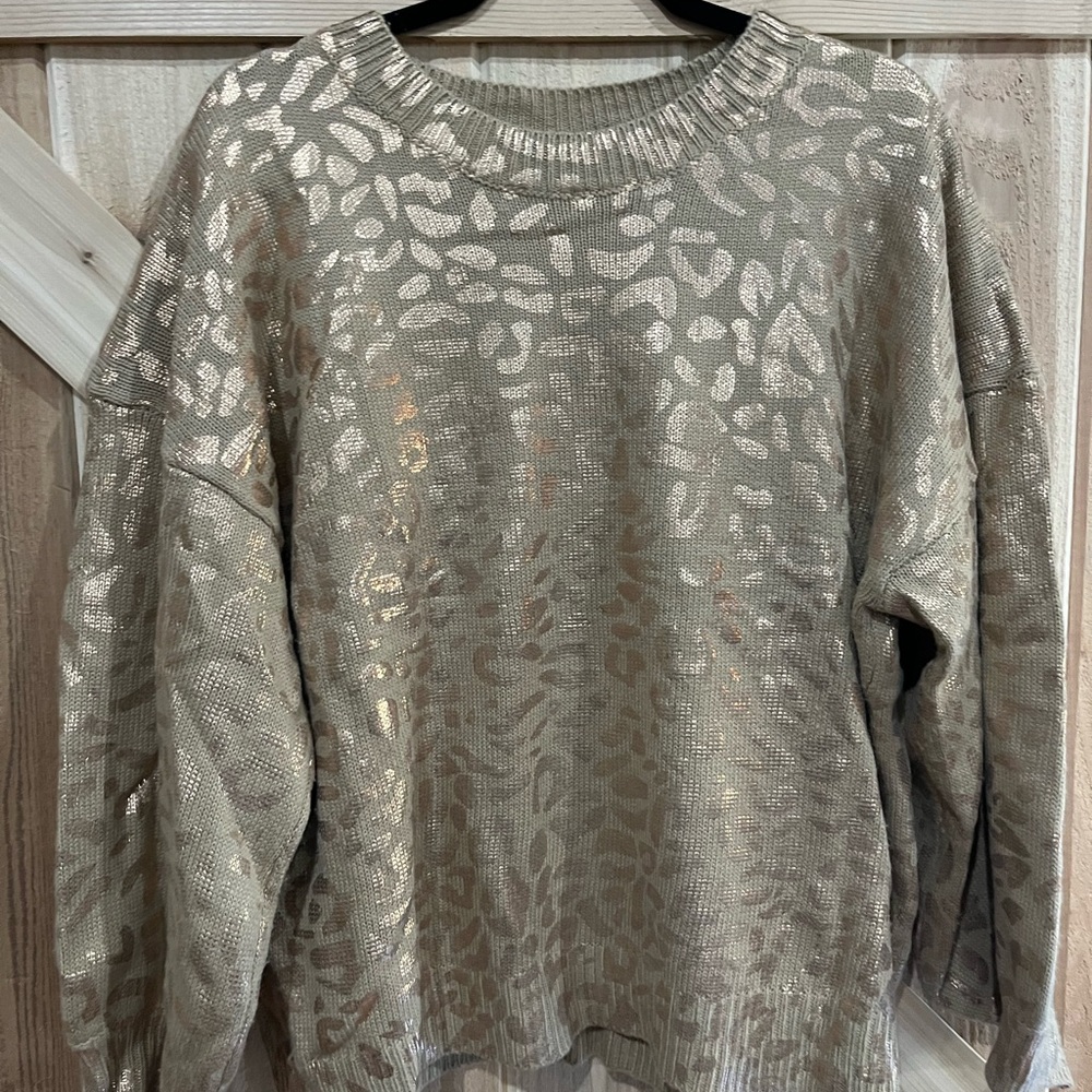 Women's Metallic Sweater